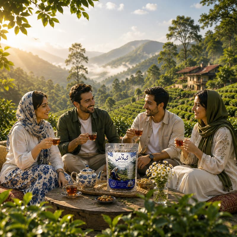 چای سر گل بهاره قلم لاهیجان گیلاش - 500 گرم — تصویر ۴
