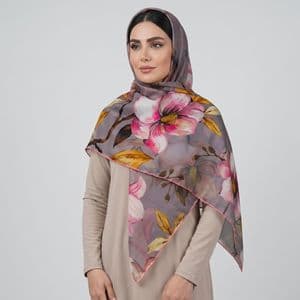 روسری زنانه مدل نخی کجراه پاییزه دست دوز کد 1649