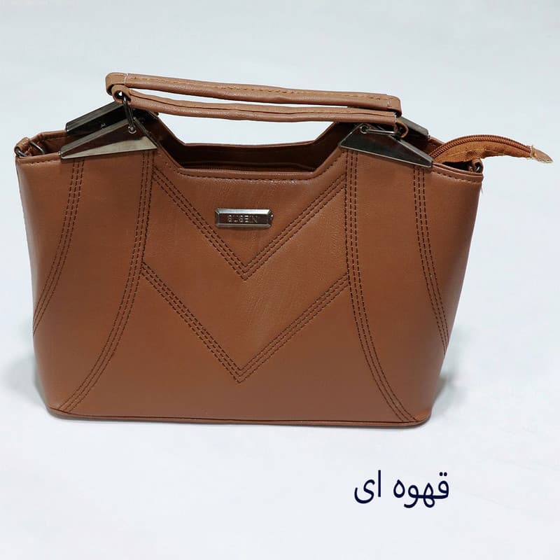 کیف دستی زنانه مدل چرم مصنوعی شیک کد 99175 — تصویر ۳