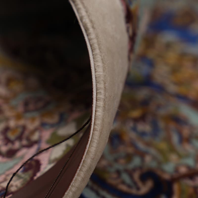 فرش دستباف یک و نیم متری مدل اصفهان کد 4040801 — تصویر ۲