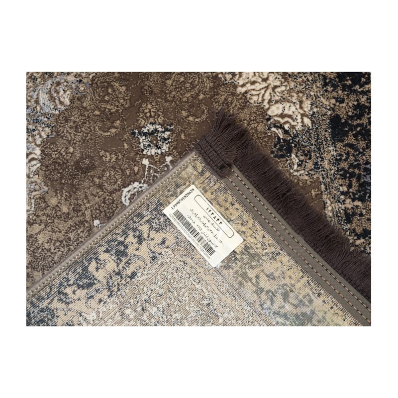 فرش ماشینی بهشتی مدل لیلیان کد 6115 زمینه کرم — تصویر ۲