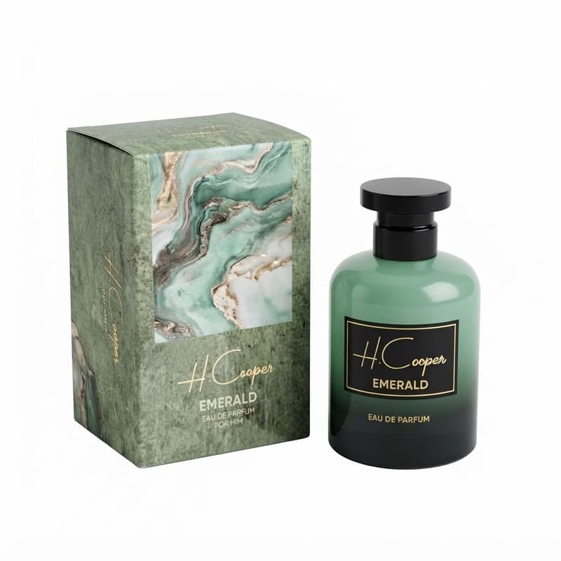 ادو پرفیوم مردانه اچ کوپر مدل Emerald با رایحه خنک و دریایی حجم 100 میلی لیتر — تصویر ۸