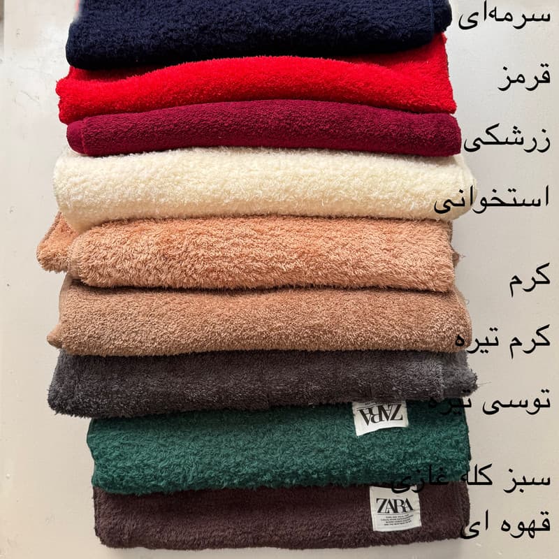 شال گردن زنانه مدل تدی ریش ریشی 2 — تصویر ۶