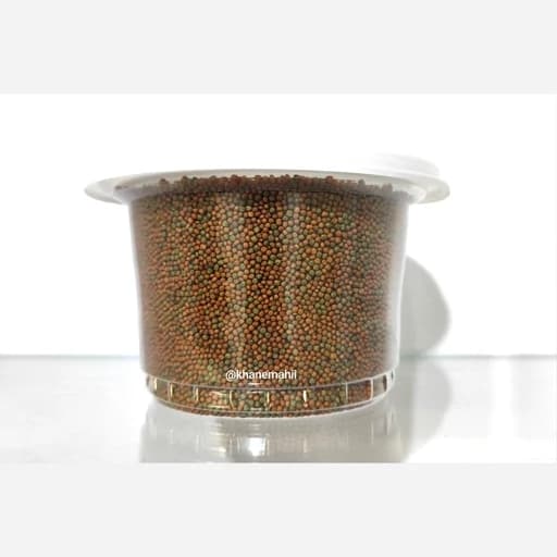 غذای ماهی آکواریوم میکس غذای رنگ و رشد و اسپیرولینا 500 گرم سایز ro 2