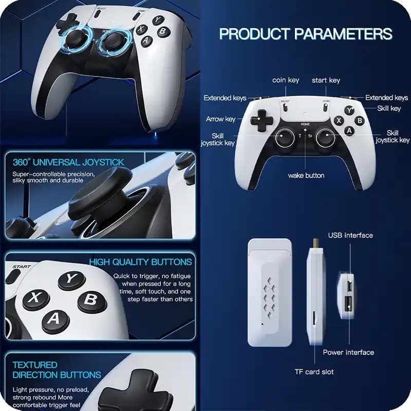 کنسول بازی پرتابل مدل Game Stick M22 — تصویر ۴