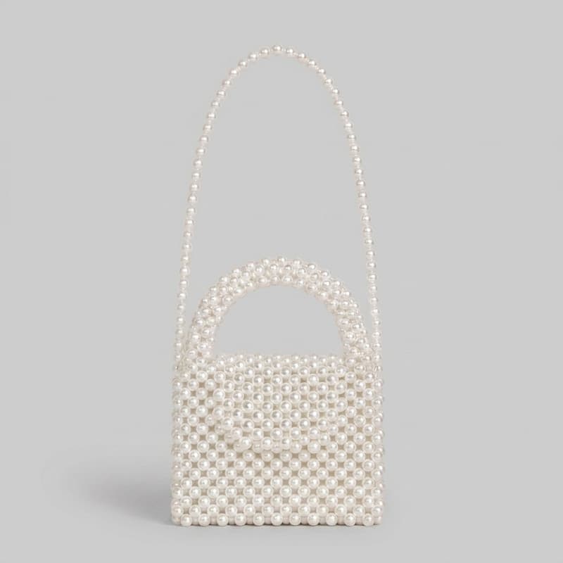 کیف زنانه دوشی مرواریدی مدل DM-P01 — تصویر ۶