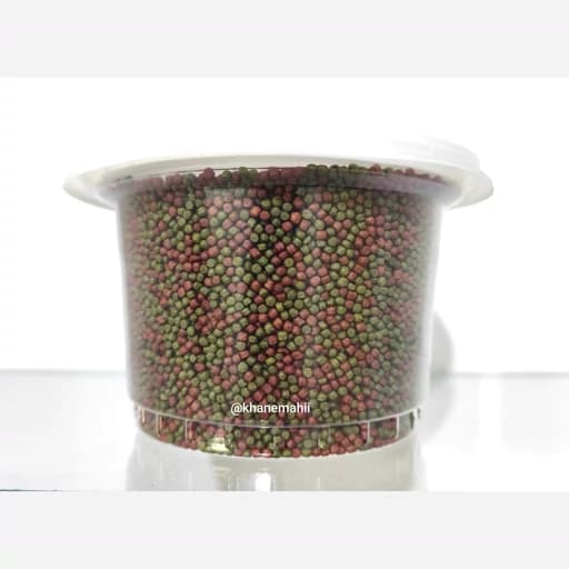غذای ماهی آکواریوم میکس غذای رنگ و رشد و اسپیرولینا(500 g) سایز 3 ro
