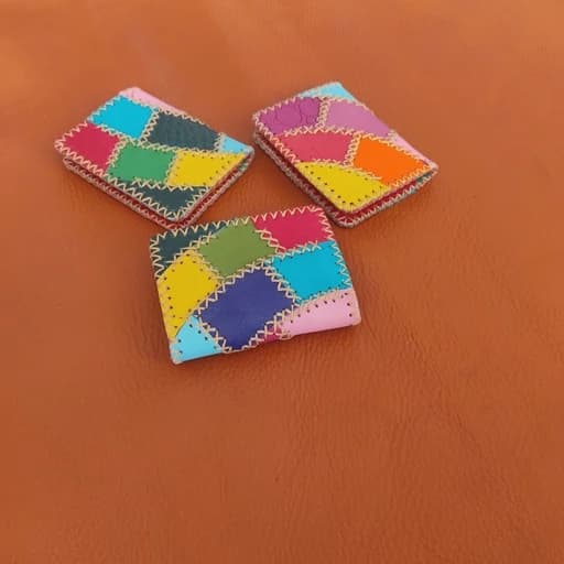 کیف پول زنانه روزمره چرم طبیعی چهل تیکه