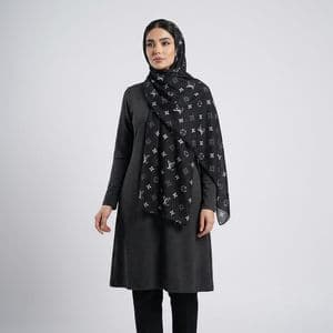 شال زنانه مدل نخی تابستانه مزونی کد 2064-1