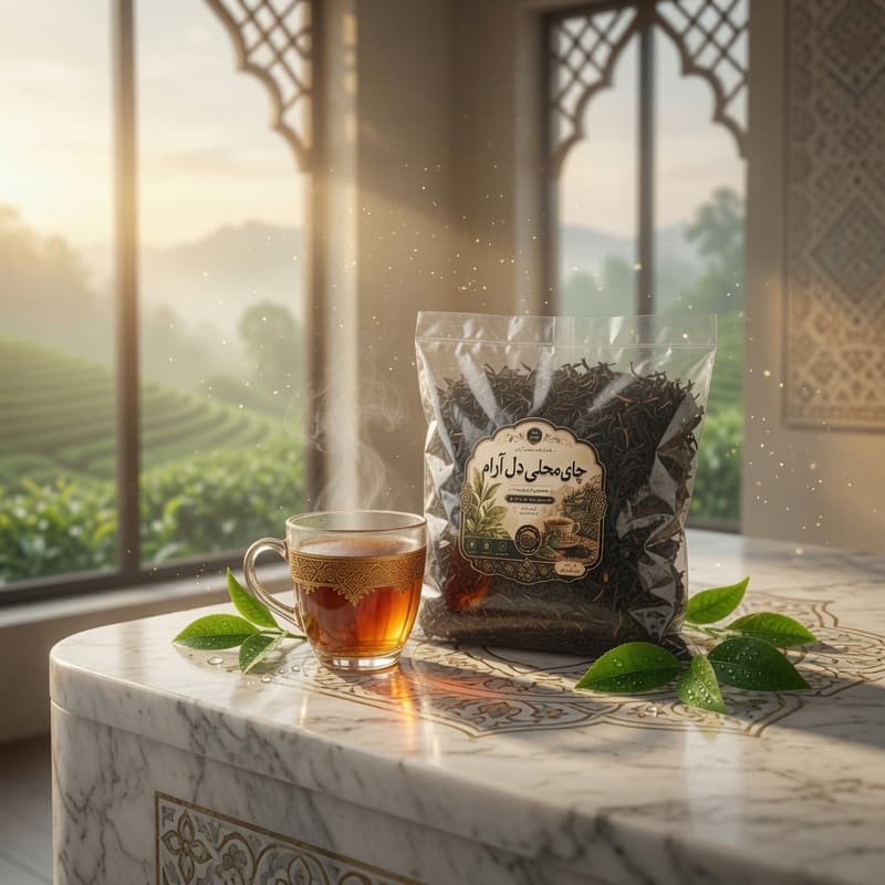 چای سیاه دل آرام قلم ممتاز لاهیجان - ۵۰۰ گرم — تصویر ۲