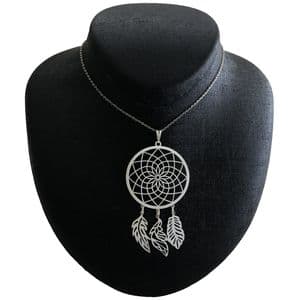 گردنبند نقره زنانه مدل Dream catcher کد G220