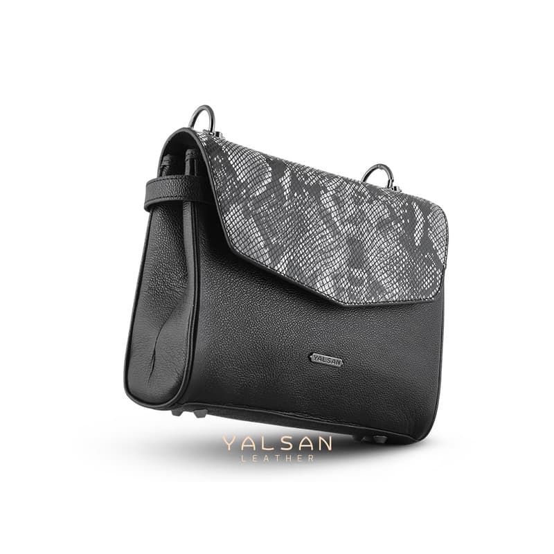 کیف دوشی چرم یلسان مدل ماژولار ستا کد 214-01-MC — تصویر ۴