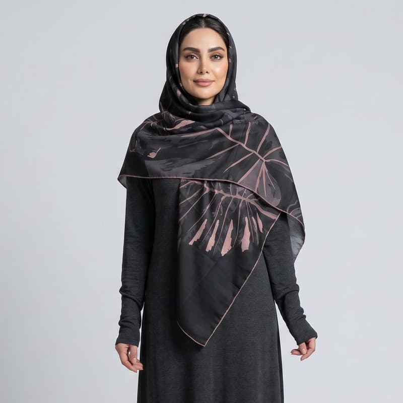 روسری زنانه مدل نخی چهارفصل کد 9022 — تصویر ۸