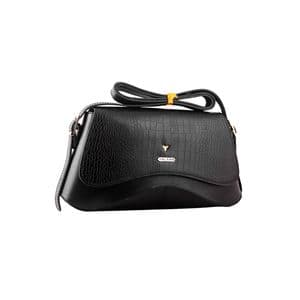 کیف رودوشی زنانه چرم یلسان مدل آیریا کد PRM-124-msk