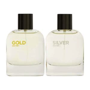 ادو تویلت مردانه زارا مدل Silver and gold حجم 80 میلی لیتر مجموعه دو عددی