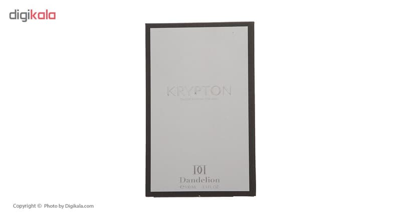 ادو پرفیوم مردانه دندلیون مدل Krypton حجم 100 میلی لیتر — تصویر ۴