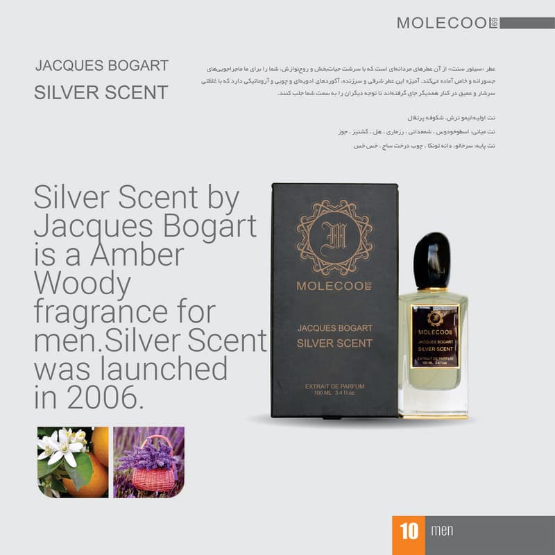 ادوپرفیوم مردانه مولکول مدل SILVER SCENT حجم 100 میلی لیتر — تصویر ۳