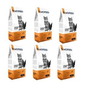 غذا خشک گربه بالغ مفید مدل DIGIA30 FISH&CHICKEN طعم مرغ و ماهی وزن 2000 گرم مجموعه 6 عددی
