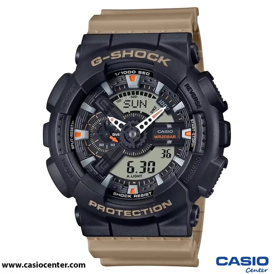 ساعت مچی عقربهای کوارتز مردانه کاسیو مدل GA-110TU-1A5DR — تصویر ۶