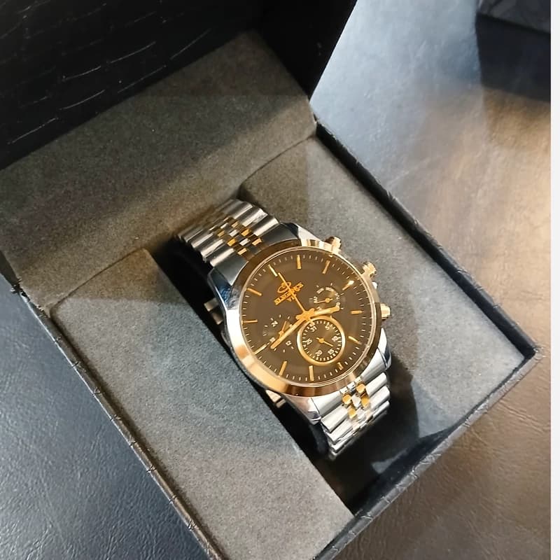 ساعت مچی مردانه الگانس ELEGANCE سه موتوره فعال فول تایم مدل MSL752 Gژاپن — تصویر ۳