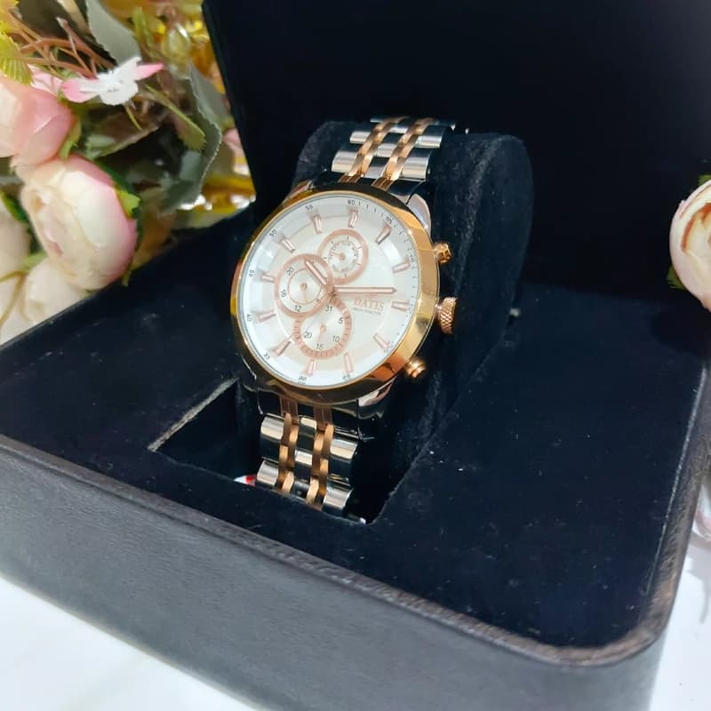 ساعت مچی مردانه داتیس DATIS سه موتوره فعال مدل D8480AFG ژاپن — تصویر ۲