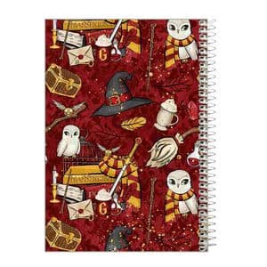 دفترچه یادداشت 40 برگ طرح هری پاتر کد ih19