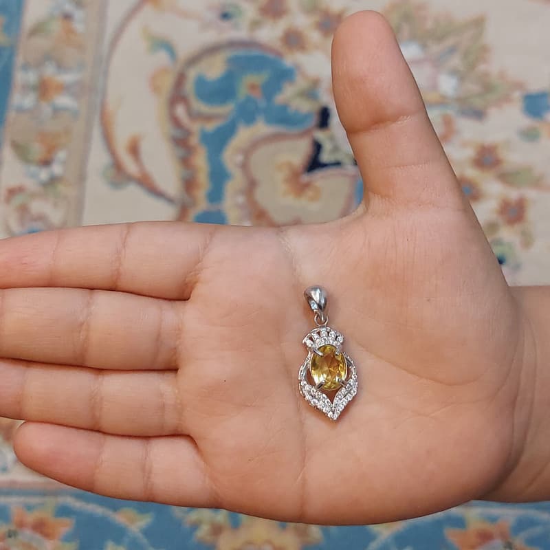 گردنبند نقره زنانه مدل AV190N-S9 C3 — تصویر ۵