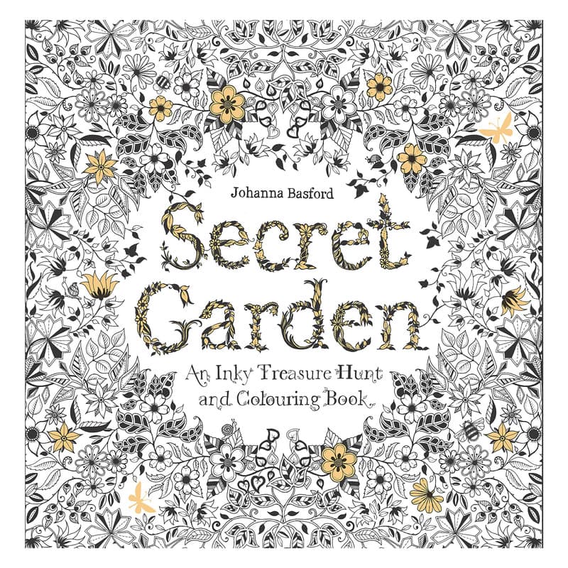 دفتر رنگ آمیزی مدل Secret Garden — تصویر ۲