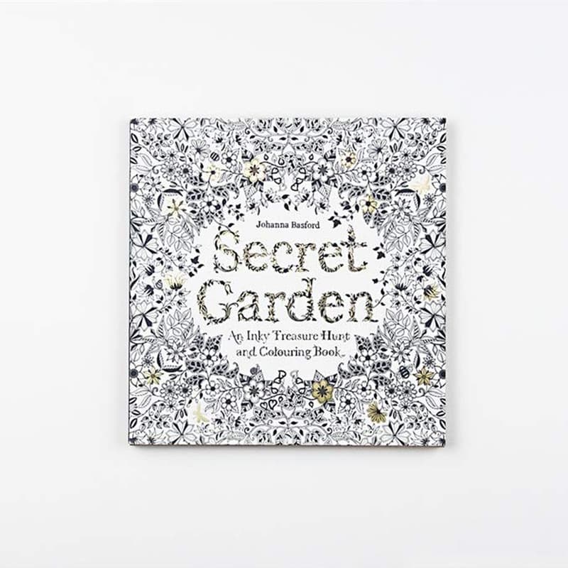 دفتر رنگ آمیزی مدل Secret Garden — تصویر ۳