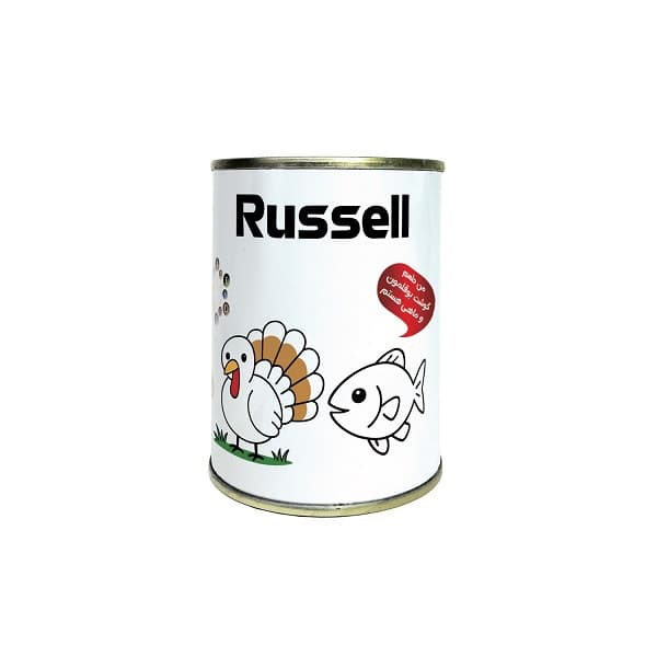 کنسرو غذای گربه بالغ راسل مدل پته طعم ماهی و بوقلمون وزن ۳۸۰ گرم — تصویر ۲