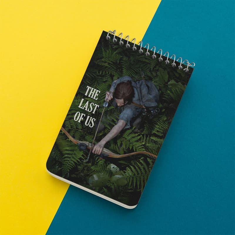 دفتر یادداشت 50 برگ خندالو طرح لست آف آس (The Last Of Us) کد F13580 — تصویر ۲