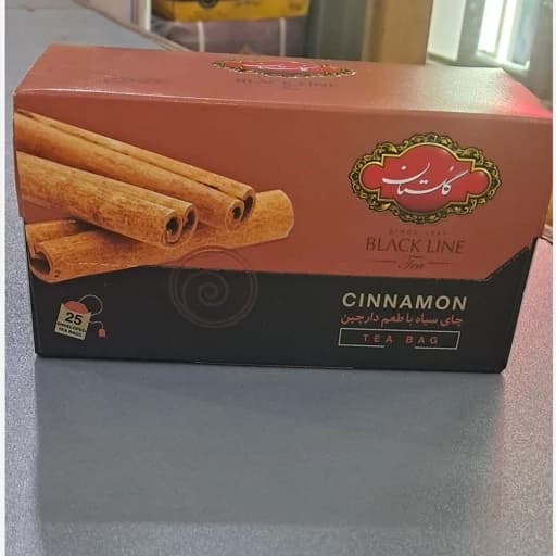 چای کیسه ای با طعم دارچین گلستان