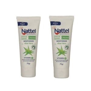 کرم مرطوب کننده ناتل مدل Aloe vera وزن 75 گرم بسته 2 عددی