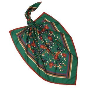 روسری زنانه مدل نخی طرح گل ریز کد 5027 — تصویر ۶