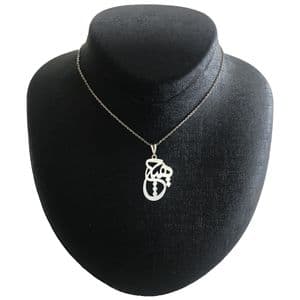 گردنبند نقره زنانه مدل هیچ کد G290