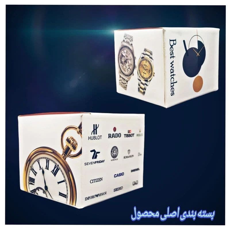 ساعت مچی عقربه‌ای مردانه کوارتز مدل تک موتور طرحدار کد 02 — تصویر ۲