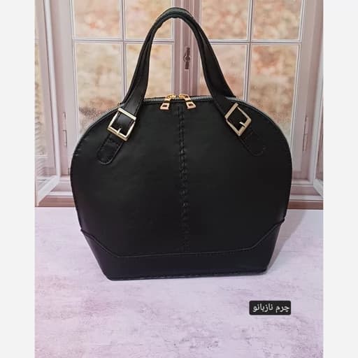 کیف دستی چرم طبیعی زنانه - ایستایی و جیب موبایل