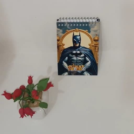 دفترچه یادداشت جلد سخت سیمی فانتزی سایز 1/16 — تصویر ۴