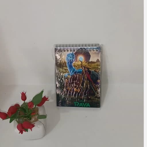 دفترچه یادداشت جلد سخت سیمی فانتزی سایز 1/16