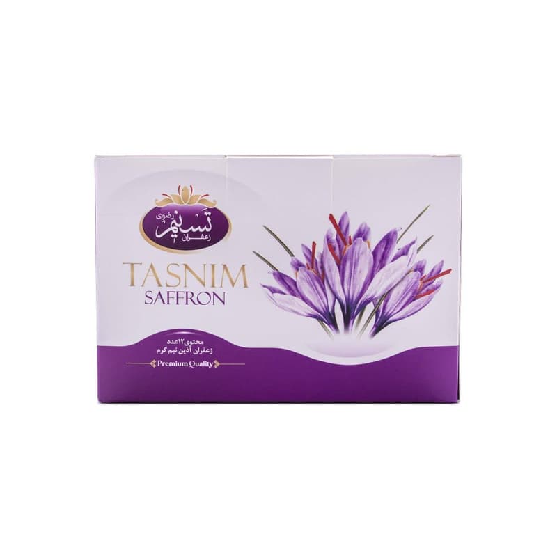 زعفران نگین تسنیم - 0.5 گرم مجموعه 12 عددی — تصویر ۴