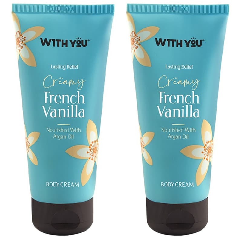 کرم مرطوب کننده بدن ویت یو مدل FrenchVanilla مناسب پوست های خشک حجم 200 ميلی لیتر مجموعه دو عددی — تصویر ۳