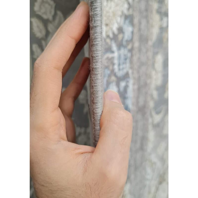 فرش ماشینی افرند کد 2262 زمینه ذغالی — تصویر ۵