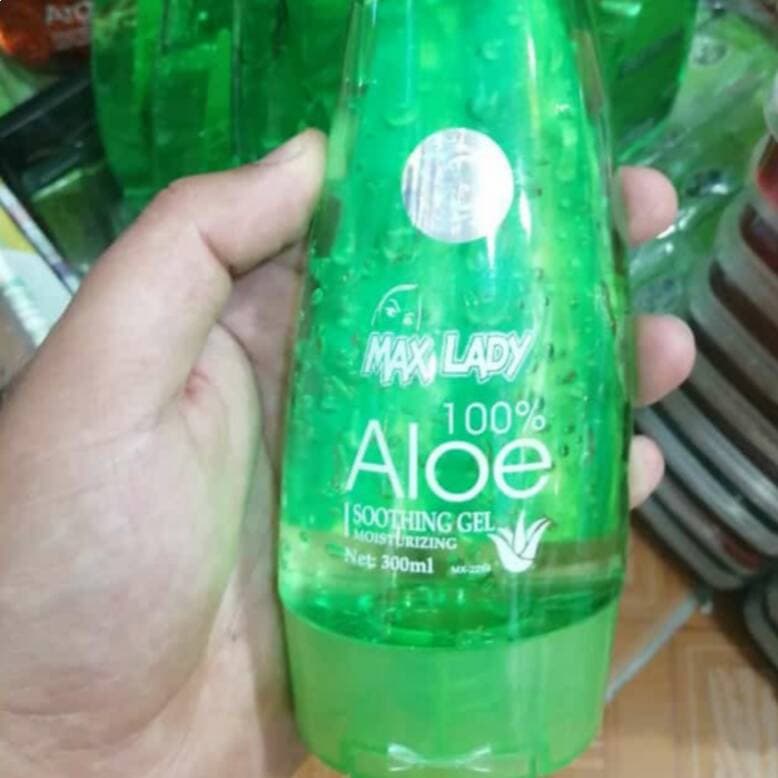 ژل آبرسان مکس لیدی مدل آلوئه ورا حجم 300 میلی لیتر — تصویر ۲