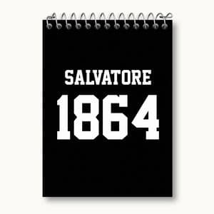 دفتر یادداشت 50 برگ خندالو مدل خاطرات یک خون آشام The Vampire Diaries کد 20243
