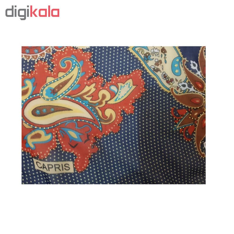 روسری زنانه کاپریس طرح ترمه مدل Rm90280 — تصویر ۳