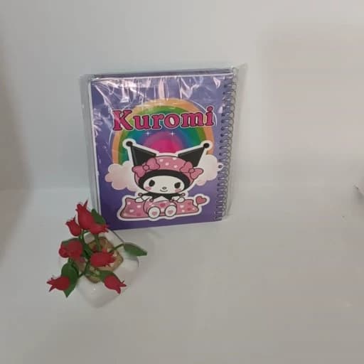 دفترچه یادداشت سیمی سایز 1.8 حاشیه دار فانتزی