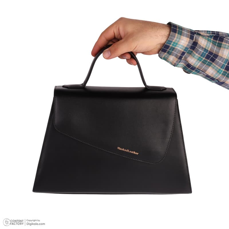 کیف دوشی زنانه چرم مشهد مدل S5327-001 — تصویر ۳