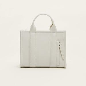 کیف دستی زنانه استرادیواریوس مدل Mini Faux Leather Tote