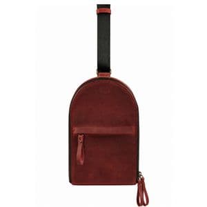 کیف کراس بادی زنانه و مردانه چرم طبیعی استودیوهنرساد مدل SACA2620