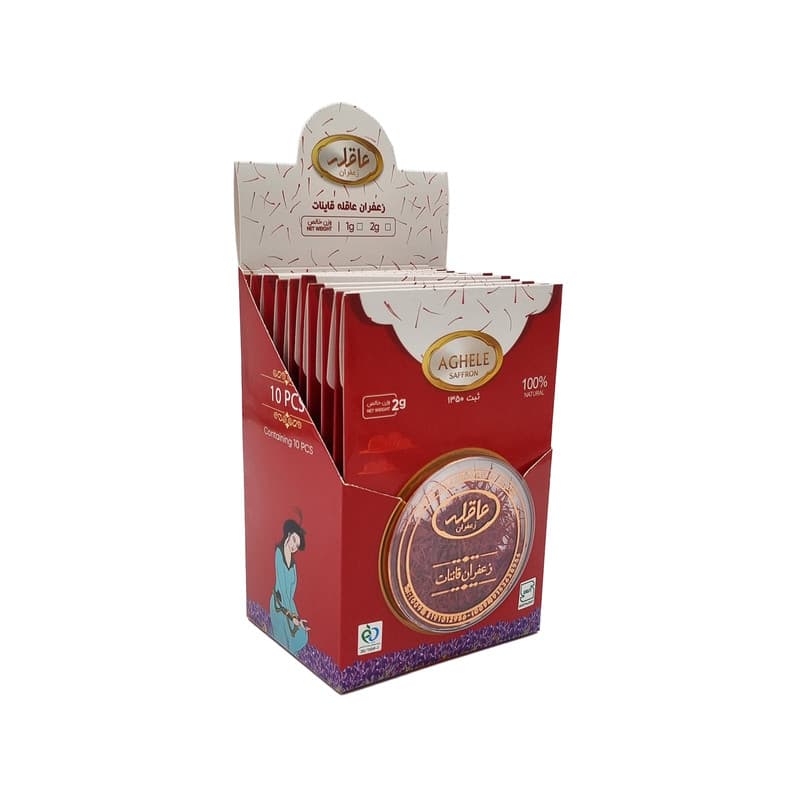 زعفران طلقی عاقله - 2 گرم بسته 10 عددی — تصویر ۲